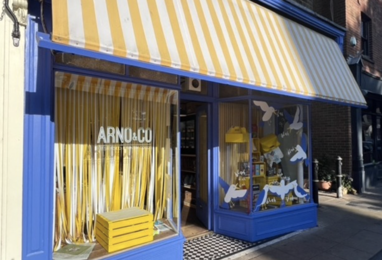 The exterior of Arno & Co grocers, Deal