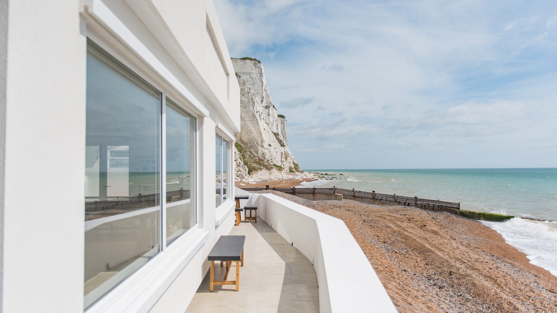 Balcony view at Sea Purse, holiday home in St Margaret's Bay
