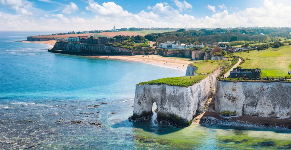 Aerial view of broadstairs, Kent