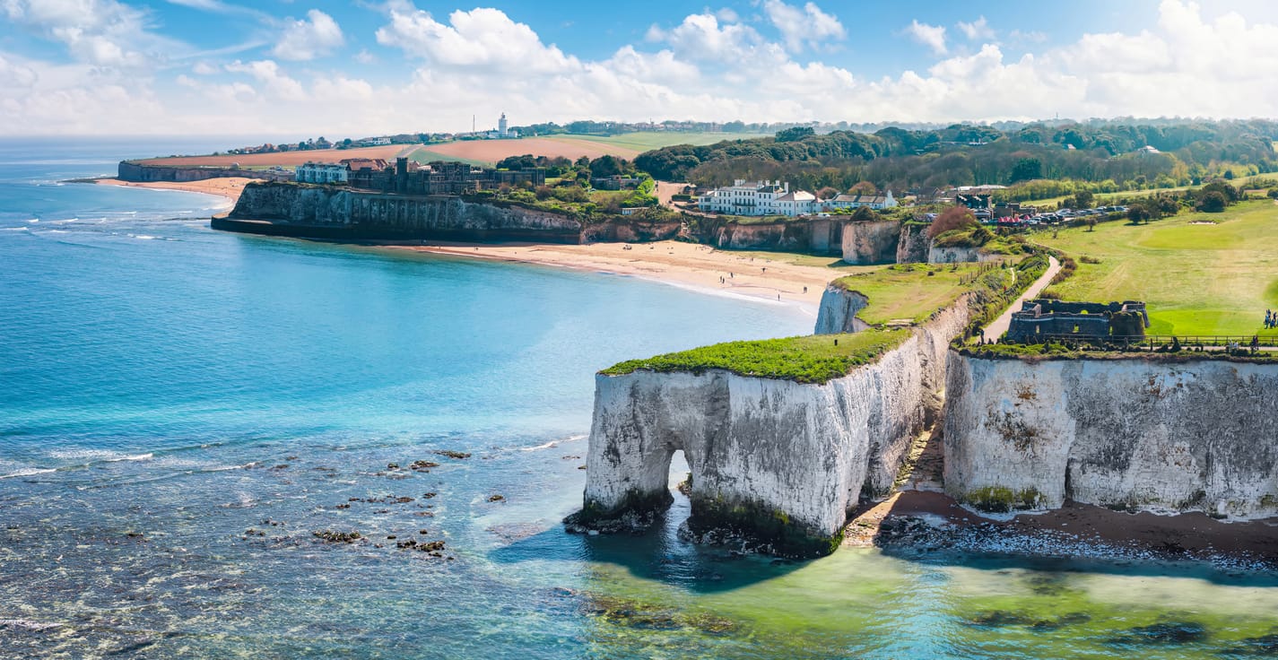 Aerial view of broadstairs, Kent