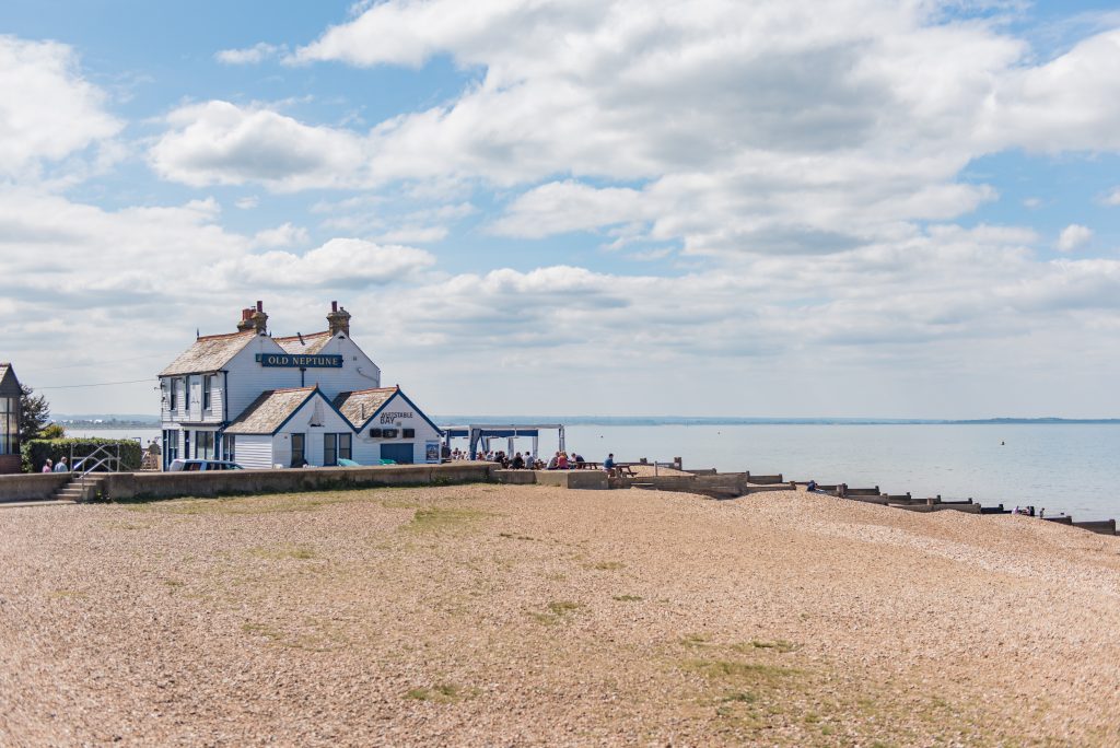 The Old Neptune, pub on the beach in Whitstable, Kent, stay nearby