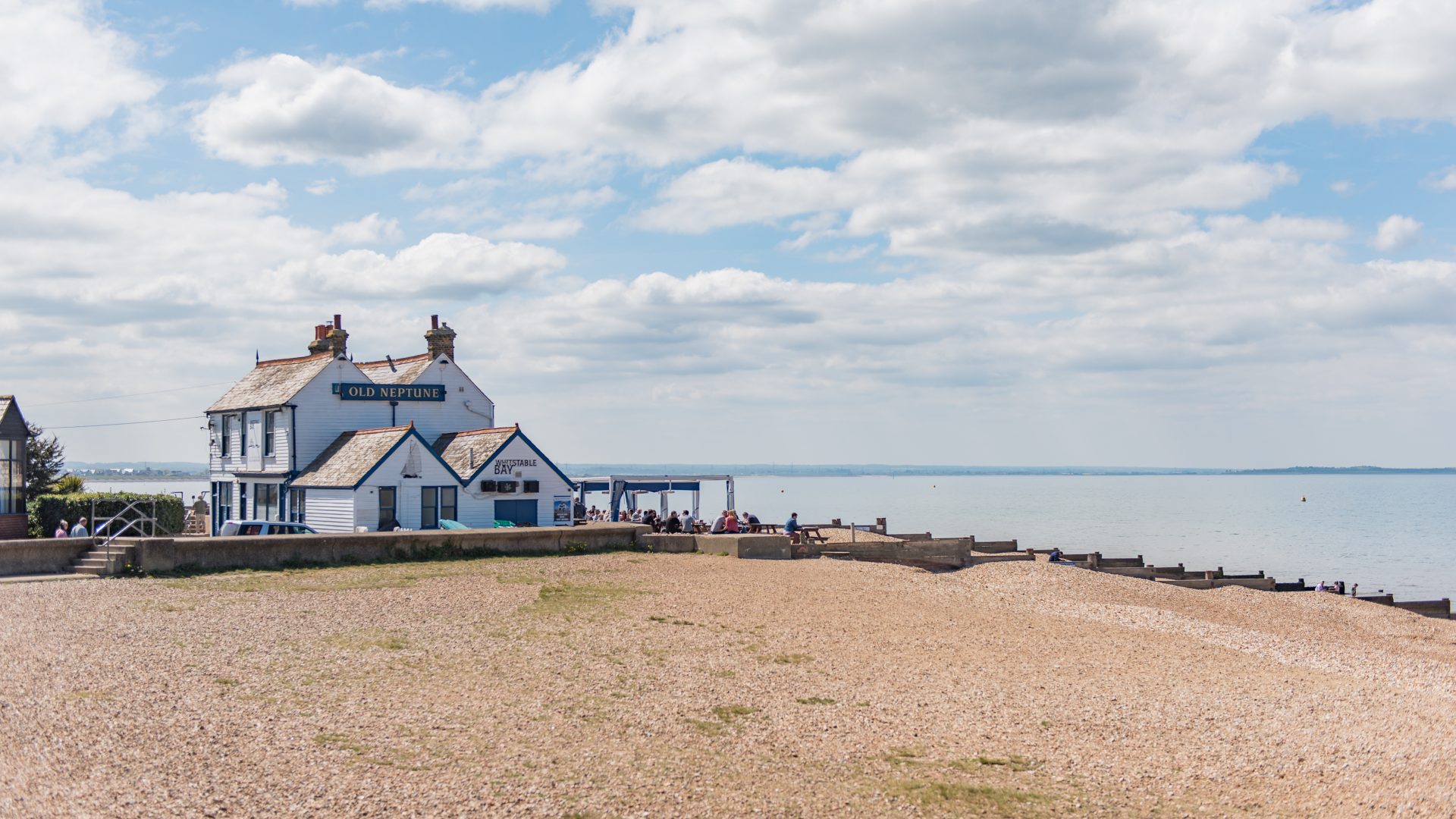The Old Neptune, pub on the beach in Whitstable, Kent, stay nearby