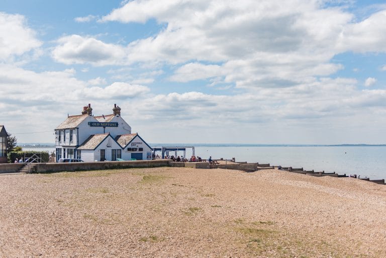 The Old Neptune, pub on the beach in Whitstable, Kent, stay nearby