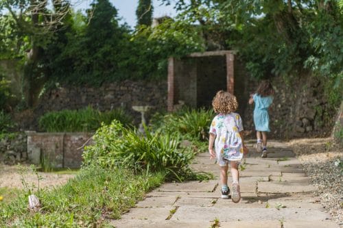 Children on the half term break in Kent