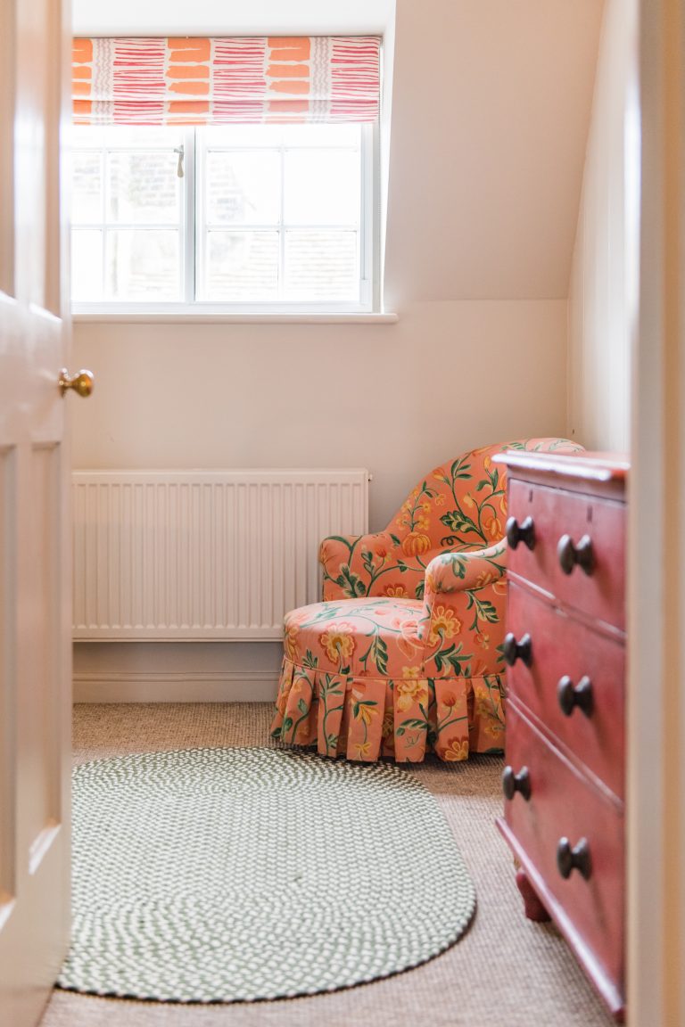 Armchair in bedroom