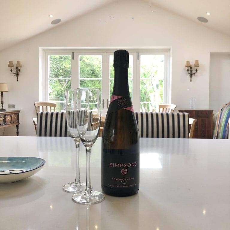 In-house wine tasting by wine tours of kent | Guests tasting wine at Downsview in Kingsdown with Keepers Cottages