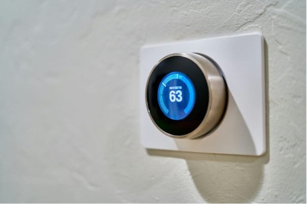 Nest Thermostat in a holiday home