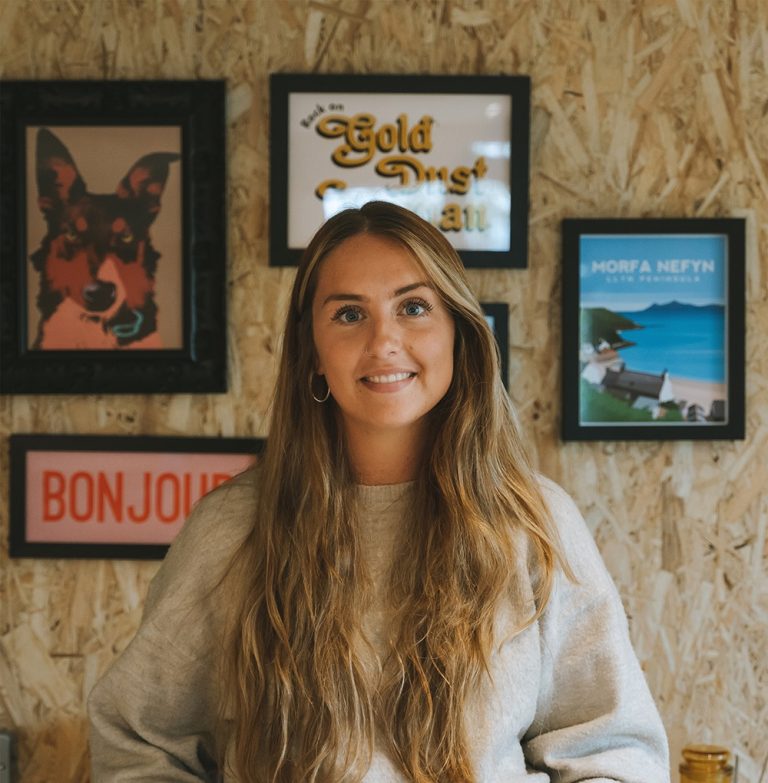 Holly Price as part of the Keepers Cottages marketing team