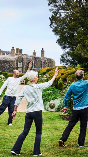 Tai Chi at Walmer Castle in Kent